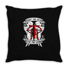Fight The Dead Fear The Living Throw Pillow