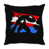 the captain Throw Pillow