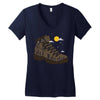 adventure boot Women's V-Neck T-Shirt
