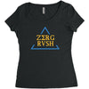 zerg rush Women's Triblend Scoop T-shirt