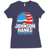 johnson hanks 2020 Ladies Fitted T-Shirt