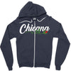 chicana with rose Zipper Hoodie