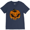 skull pumpkin V-Neck Tee