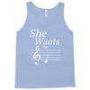 she wants the d black Tank Top