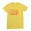 Alhamdullillah It's My First Ramadan Ladies Fitted T-Shirt