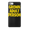 grown adult person iPhone 7 Case