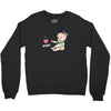 Cute Baby Painter's Mom Love Crewneck Sweatshirt