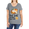 but first pumpkin spice Ladies Curvy T-Shirt
