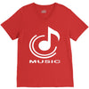 music3 V-Neck Tee