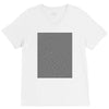 optical illusion skull, ideal gift or birthday present. V-Neck Tee
