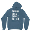 chubby girls cuddle better funny Hoodie