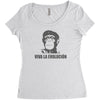 viva la evolucion Women's Triblend Scoop T-shirt