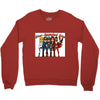star spangled hammered Crewneck Sweatshirt