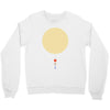 minimal solar system Crewneck Sweatshirt