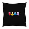 chemistry shot glasses Throw Pillow