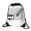 Rocket Drawstring Bags