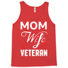 Mom Wife Veteran - Veterans Day T-Shirt Gifts Tank Top