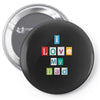 I Love my Dad Pin-back button