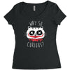 why so curious Women's Triblend Scoop T-shirt