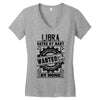 Libra Hated By Many Wanted By Plenty Women's V-Neck T-Shirt