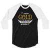 I Wear Gold For My Hero In Haven 3/4 Sleeve Shirt