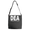 dea drunks enjoying alcohol Adjustable Strap Totes