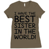 sister joke Ladies Fitted T-Shirt