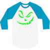scary pumpkin halloween 3/4 Sleeve Shirt
