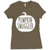 pumpkin smuggler funny Ladies Fitted T-Shirt