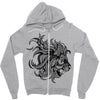 lion zentangle Zipper Hoodie