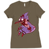 mordecai from regular show, walking dead Ladies Fitted T-Shirt