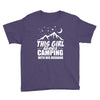 Camper Couple Girl White Youth Tee