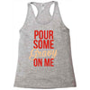pour some gravy on me Racerback Tank