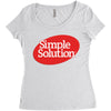 simpe solution Women's Triblend Scoop T-shirt