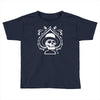 totenkopf zylinder skull pik poker ace topper bike mc rock metal Toddler T-shirt