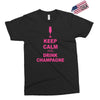 keep calm and drink champagne Exclusive T-shirt