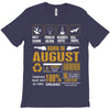 Born August  Multitasking Problem Solving Tees T-Shirt