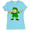 happy saint patrick day simpson Ladies Fitted T-Shirt