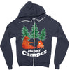 Happy Camper Zipper Hoodie