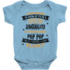 Super Cool Granddaughter Of A Freaking Awesome Pop Pop Baby Onesie