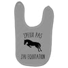 j'peux pas j'ai &eacute;quitation Baby Bibs