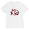 merry and bright V-Neck Tee