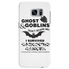 ghost &amp; goblins don't scare me! i survived carcionid cancer please sup Samsung Galaxy S7 Edge Case