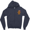 ugly ginger cookies pocket Zipper Hoodie