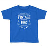 original parts vintage established 1997 perfectly aged Toddler T-shirt