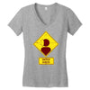 head shot Women's V-Neck T-Shirt