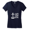 scarecrow boat Women's V-Neck T-Shirt