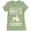 the 8th day god made farmers Ladies Fitted T-Shirt