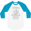 training to go super saiyan 3/4 Sleeve Shirt