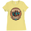 ghost pirate grog Ladies Fitted T-Shirt